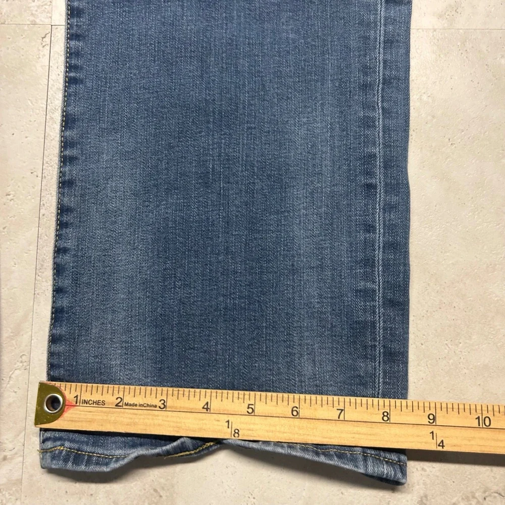 American Eagle Original Bootcut Jeans Blue Mens 34x32 Medium Wash Stretch Denim